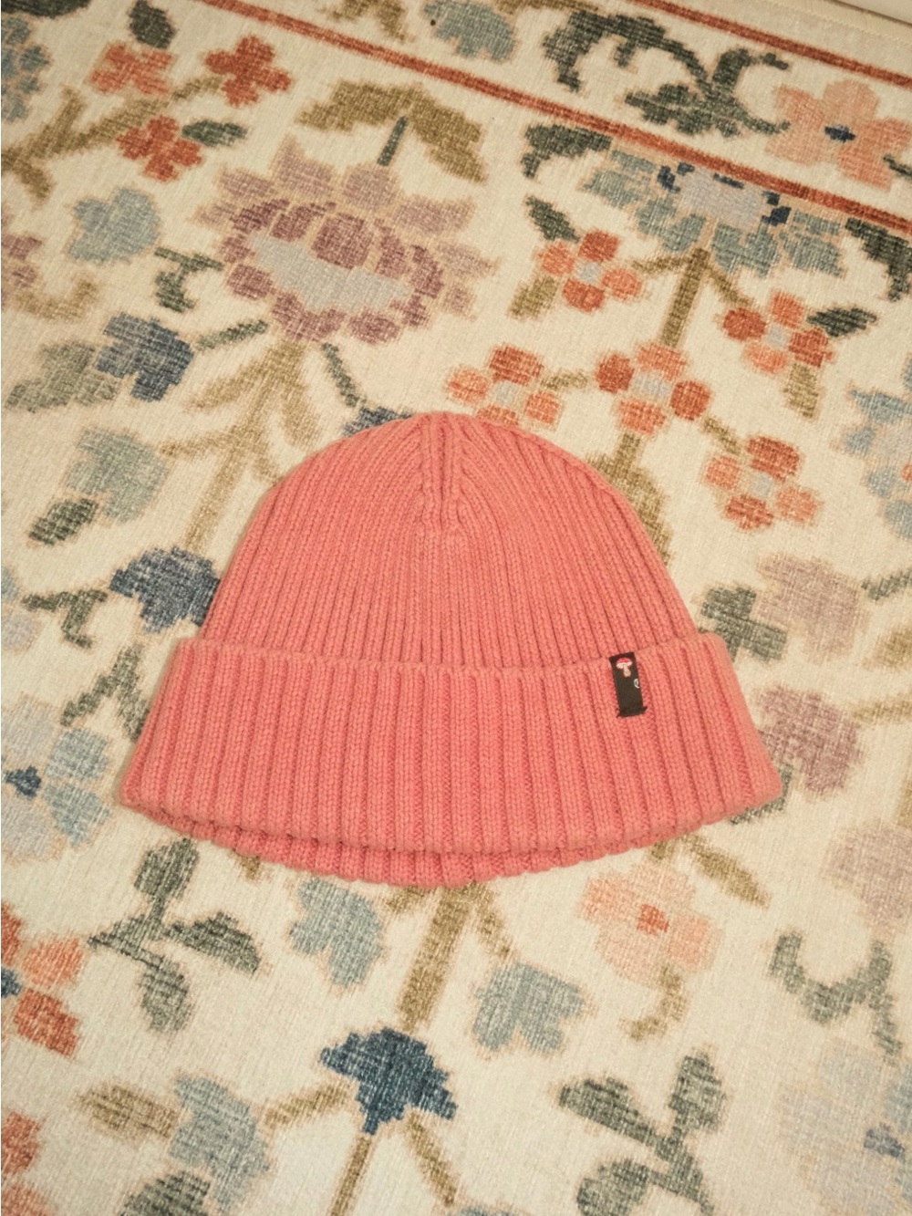 Levi's Kids Pink Ribbed Knit Beanie